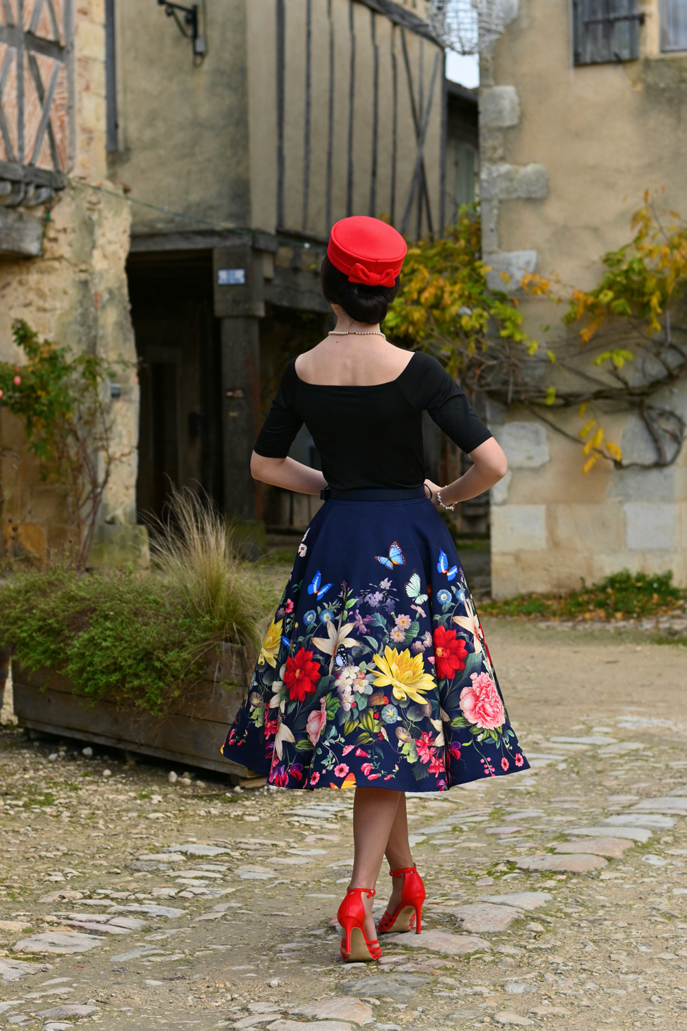 Butterfly Meadow Swing Skirt